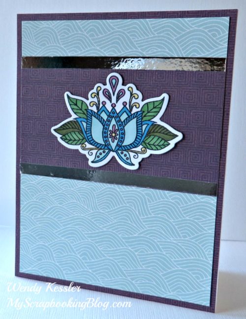 Ornate Blossoms Card by Wendy Kessler