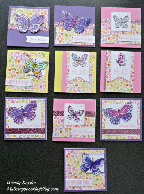 Butterfly Cards by Wendy Kessler