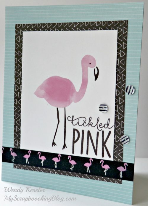 Flamingo Card by Wendy Kessler