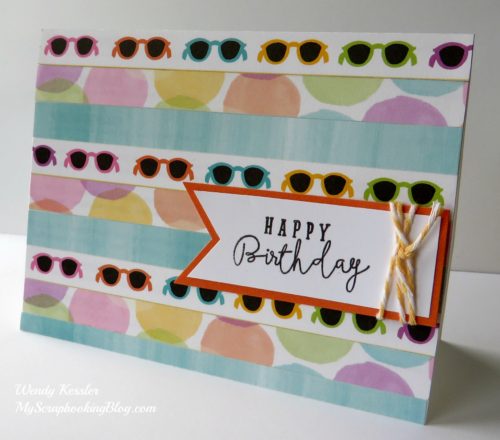 Zip Strip Card by Wendy Kessler