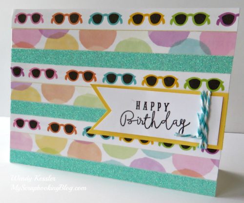 Zip Strip Card by Wendy Kessler