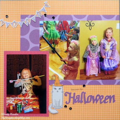 Halloween Layout by Wendy Kessler