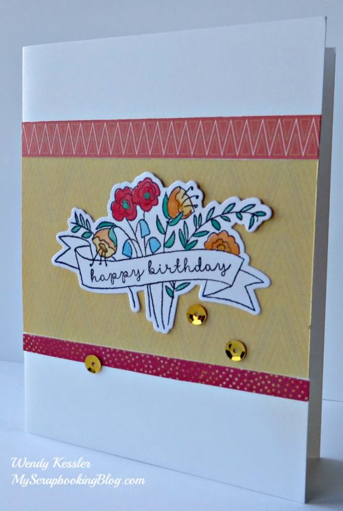 Florence Birthday Card by Wendy Kessler