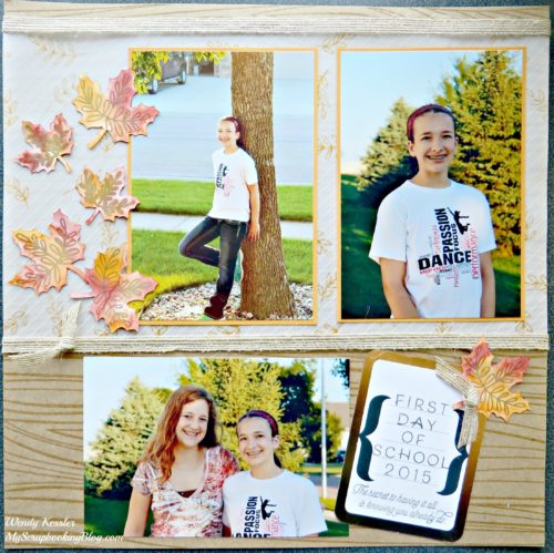 Fall School Layout by Wendy Kessler