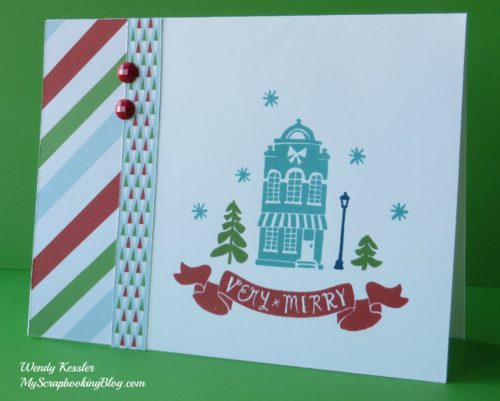 Very Merry Card by Wendy Kessler