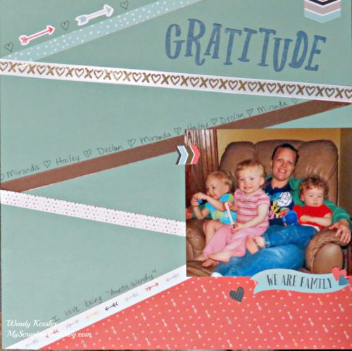 Gratitude Layout by Wendy Kessler
