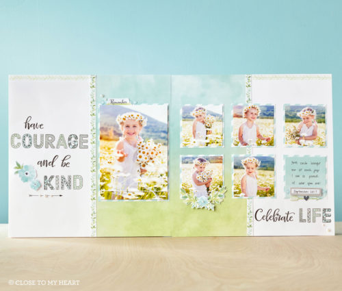 Color Your Life S1804 CTMH Close to My Heart Acrylic Stamps set Courage Kind 