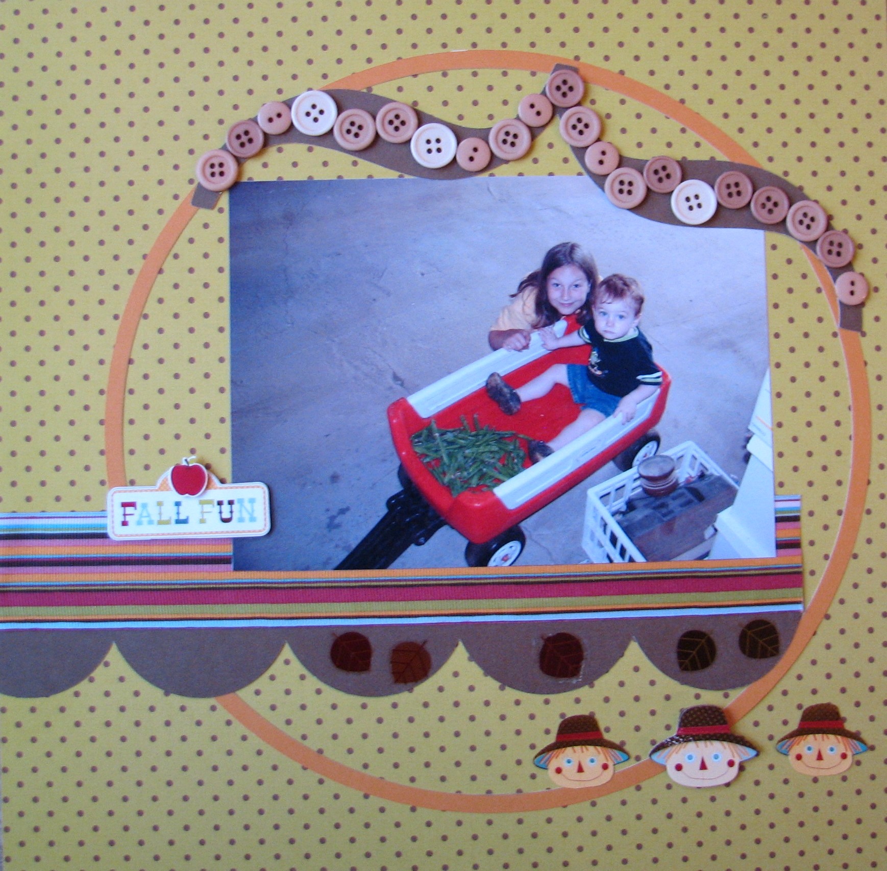 Fall Fun Scrapbook Layout