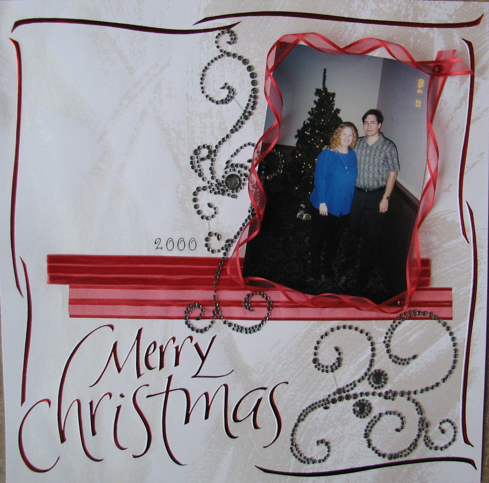Couple Christmas Layout