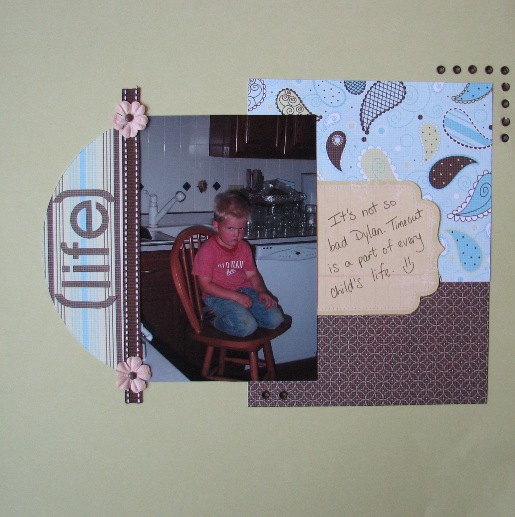 Timeout Life Boy Layout