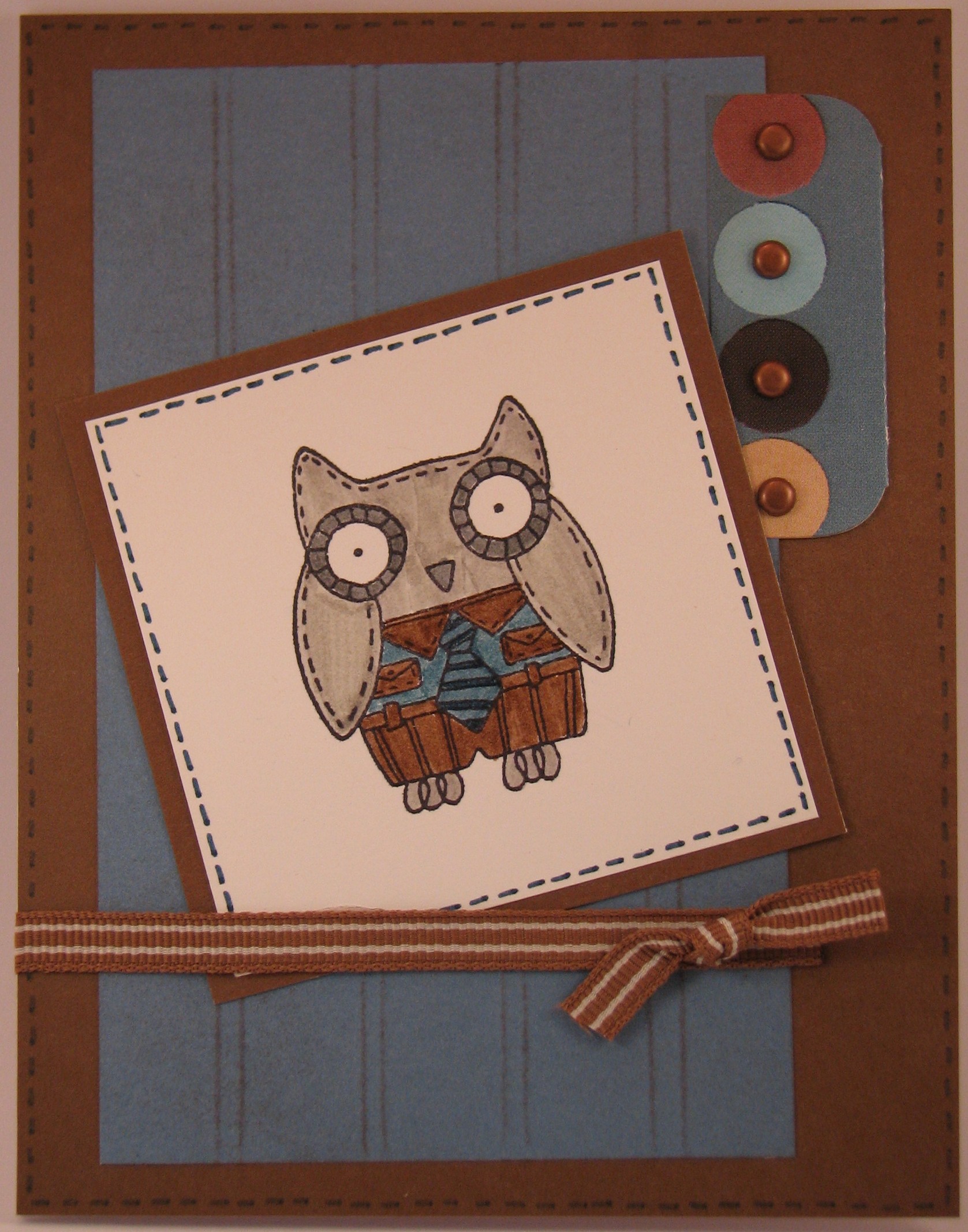 Grandpa Owl Card