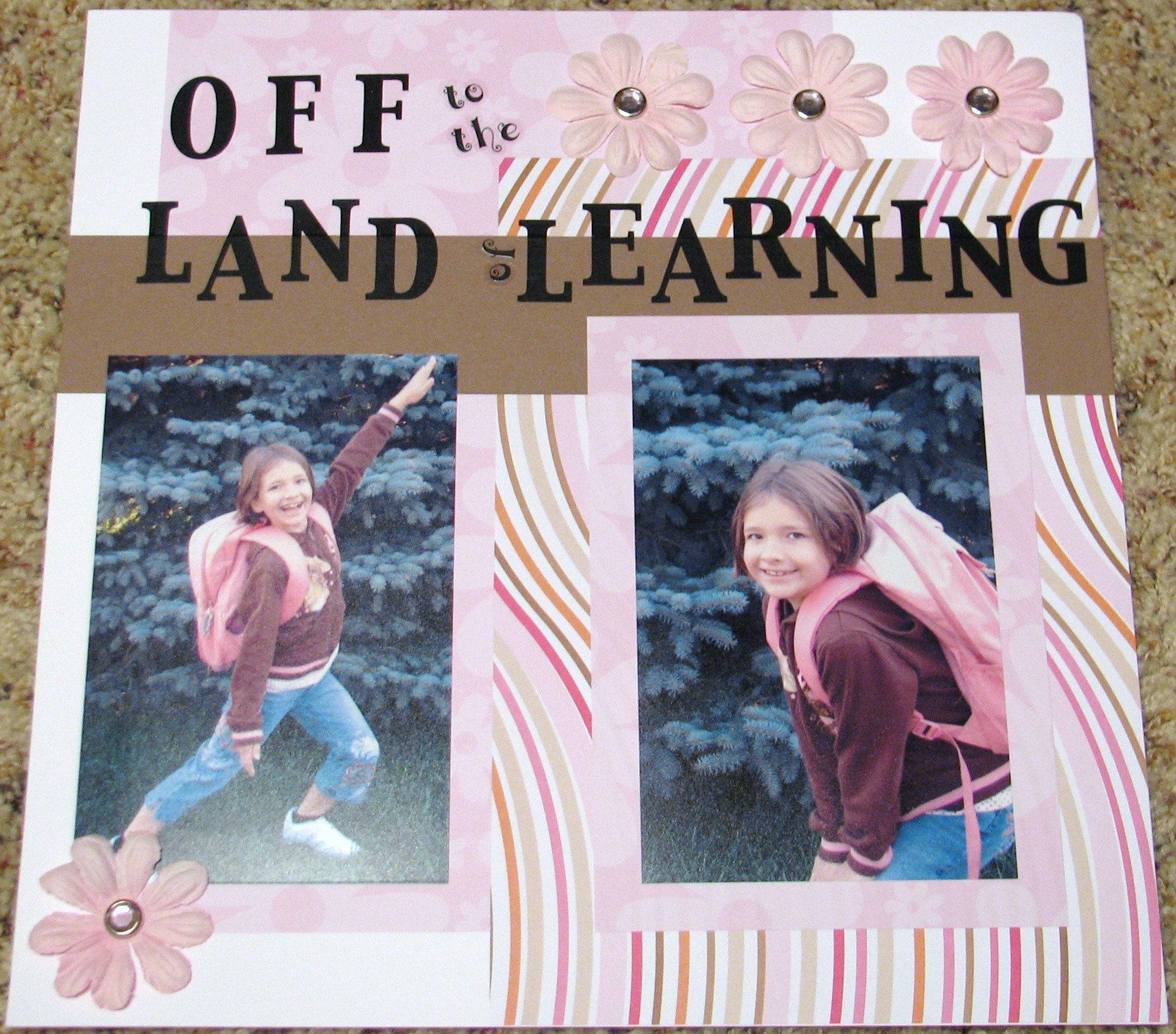 School Layout – Off to the Land of Learning