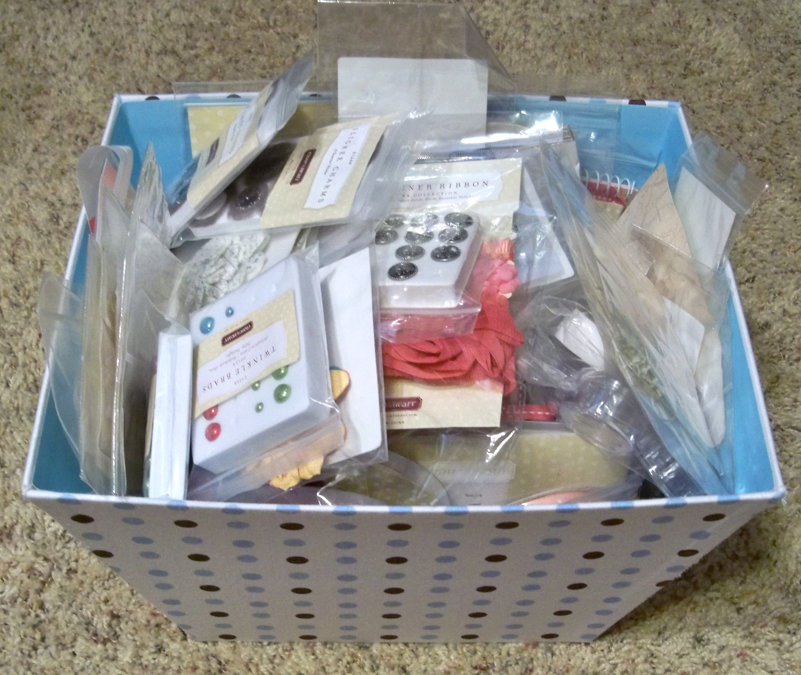 Organizing my Embellishments