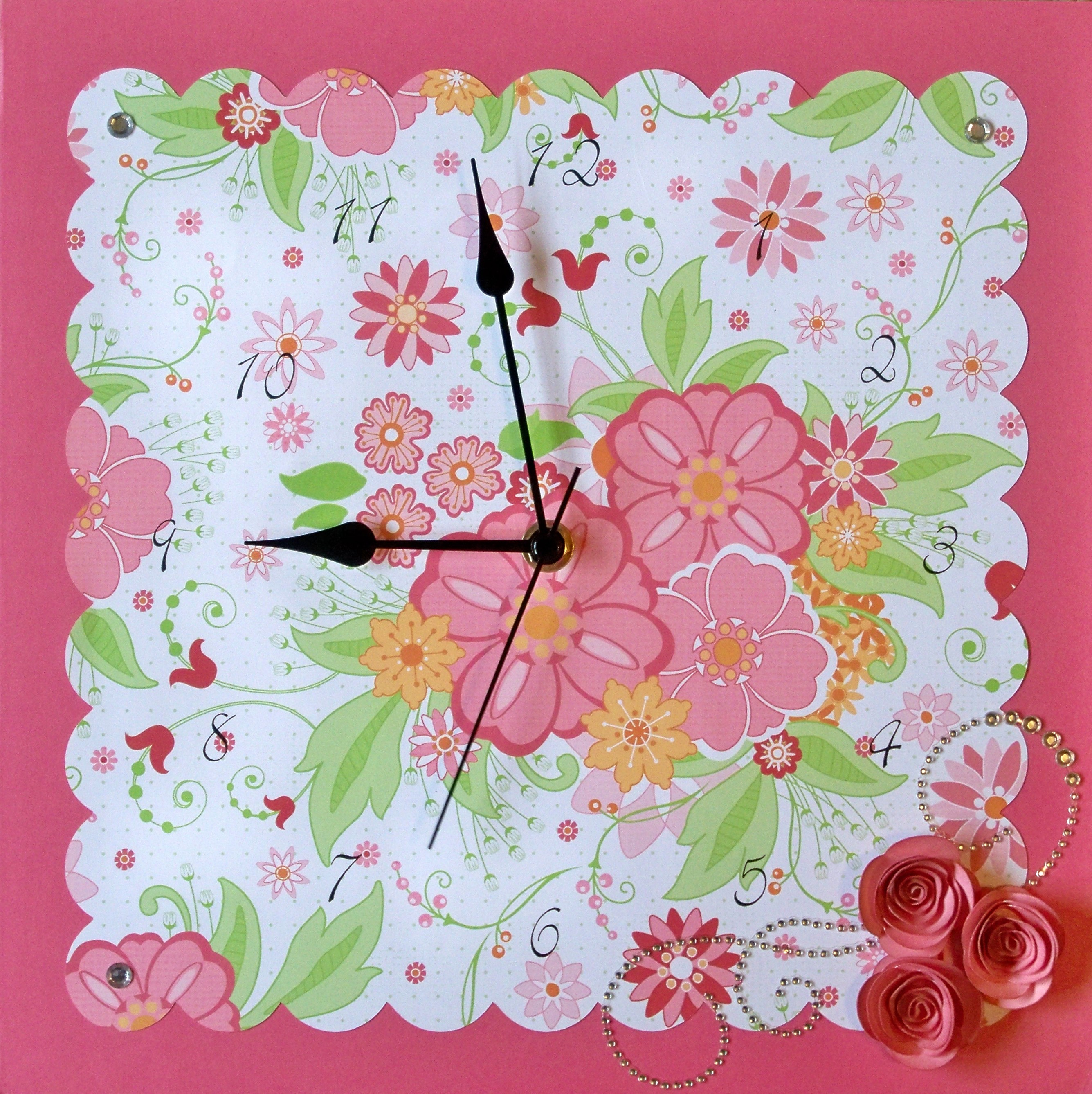 Scrapbook Clock (SOS August Challenge)