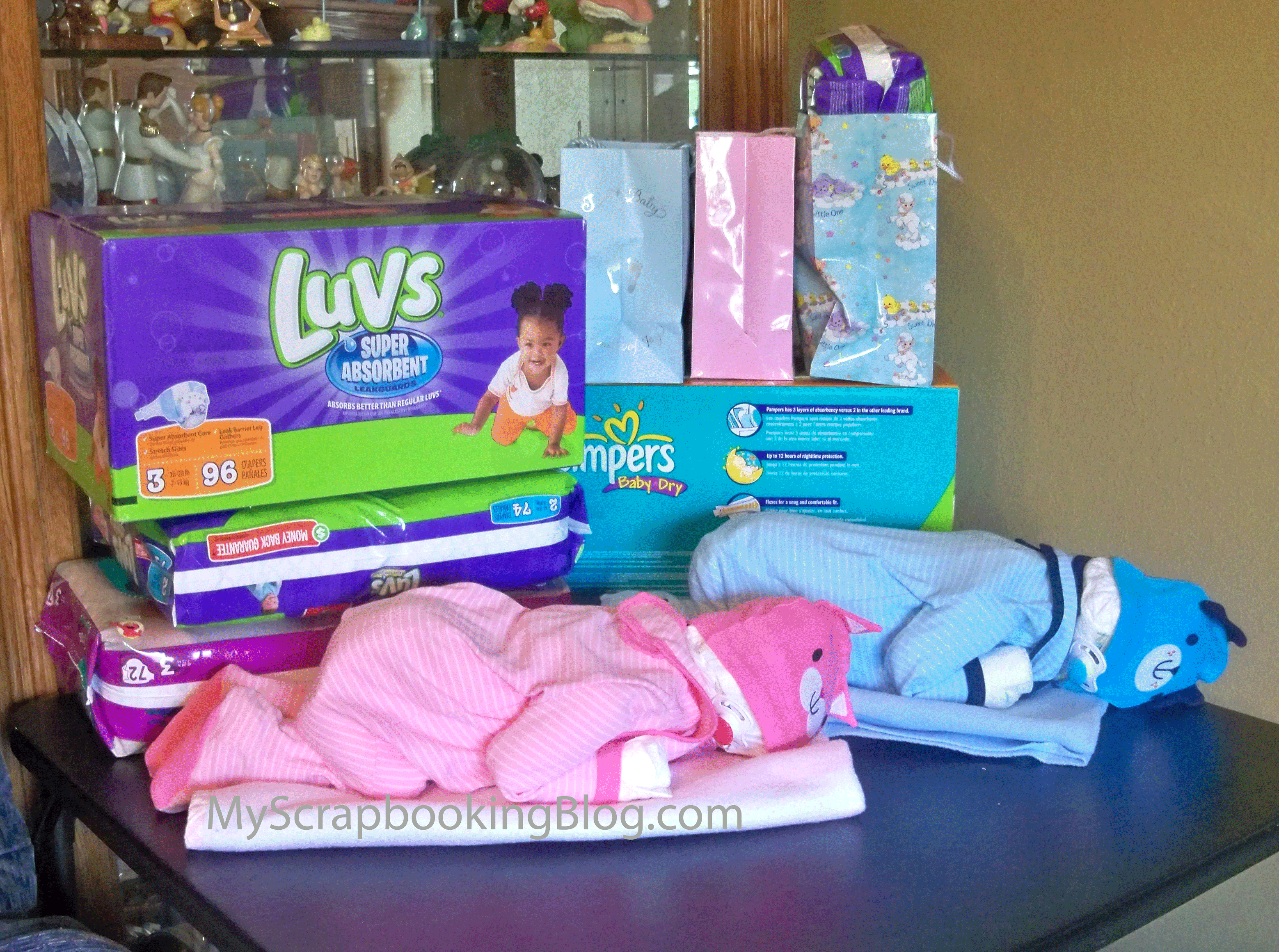 Baby Diaper Cakes for Baby Shower