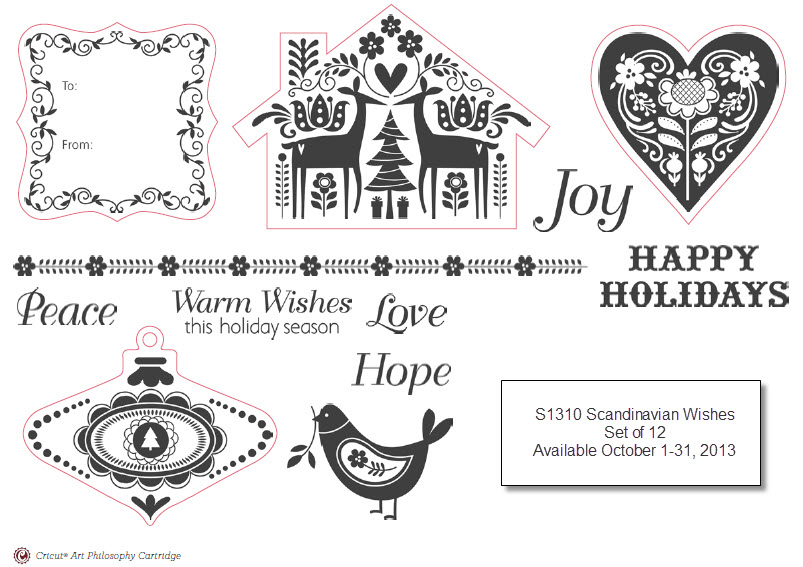 October 2013 Stamp of the Month – Scandinavian Wishes