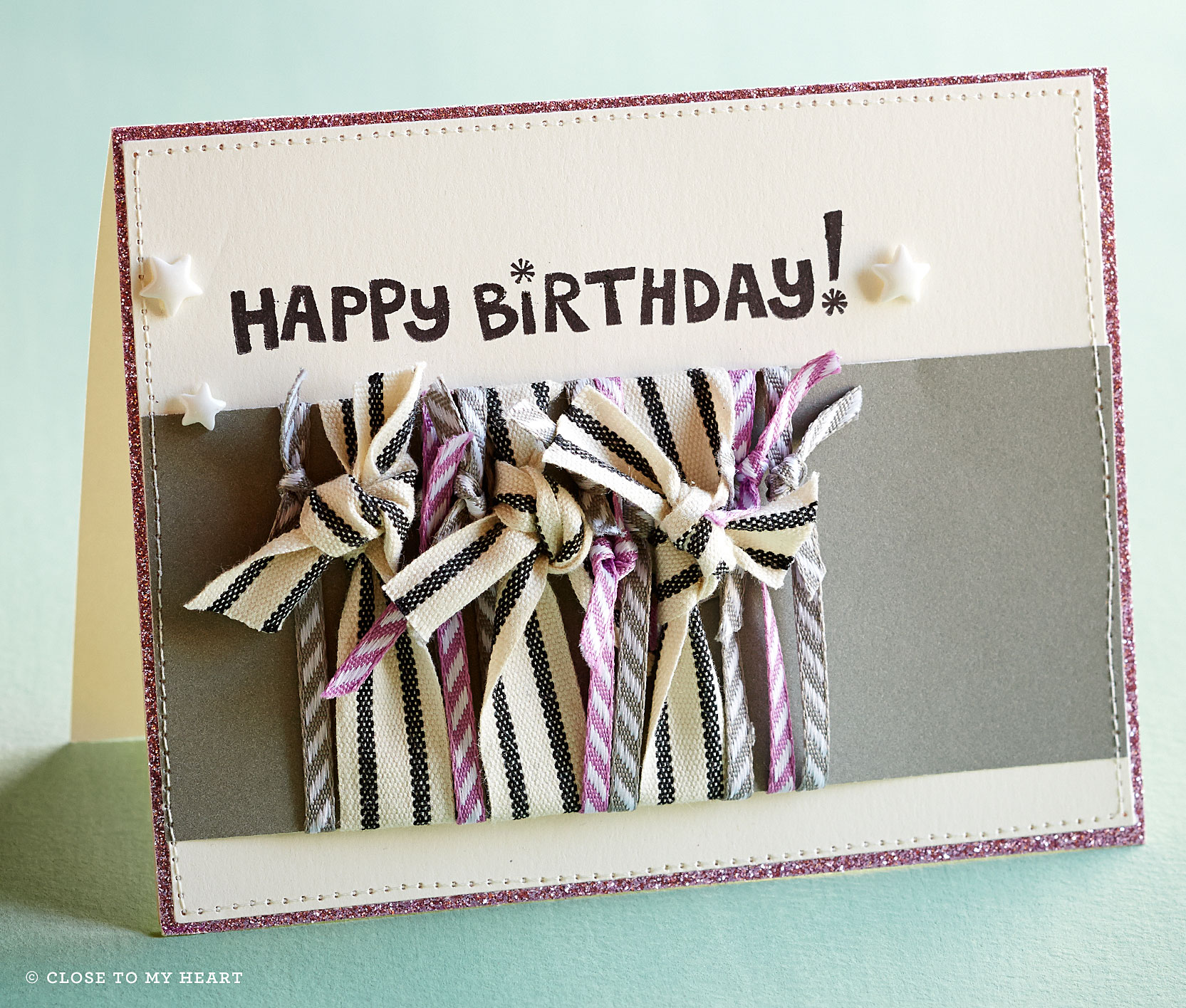 Happy Birthday Ribbon Card