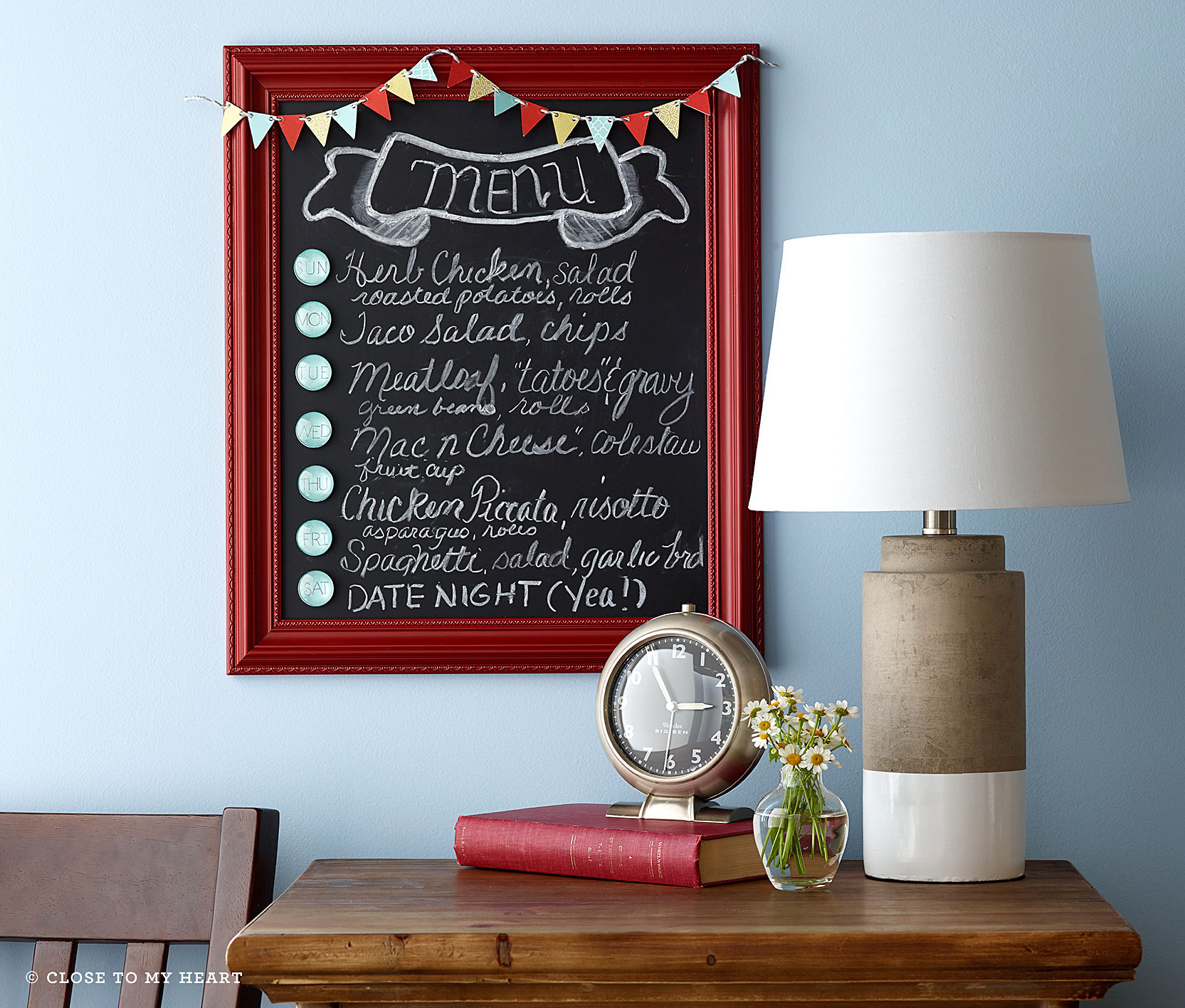 Designed Decor Magnetic Chalkboard