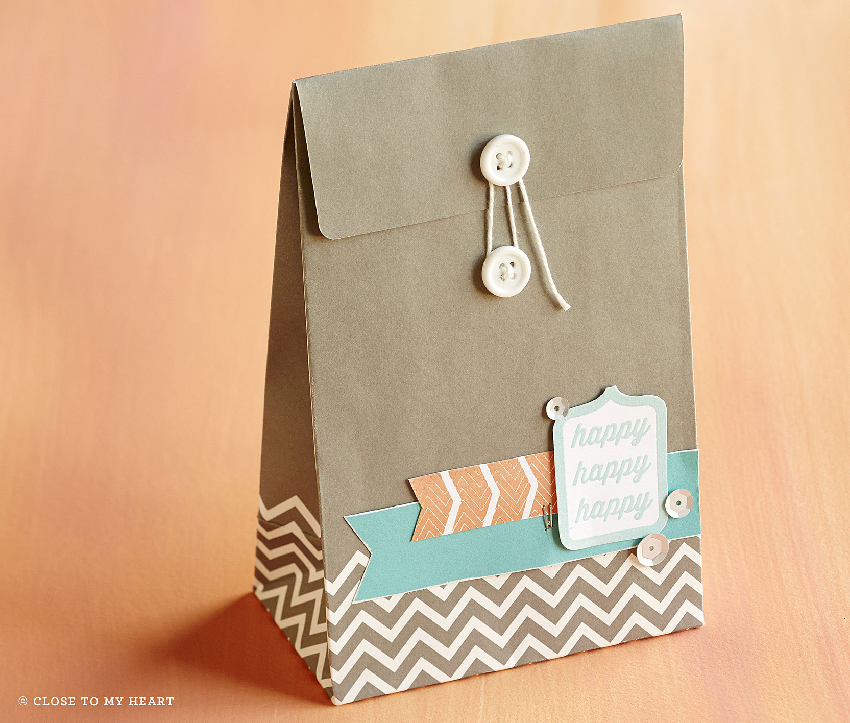 Designer Creations Buttoned Bag