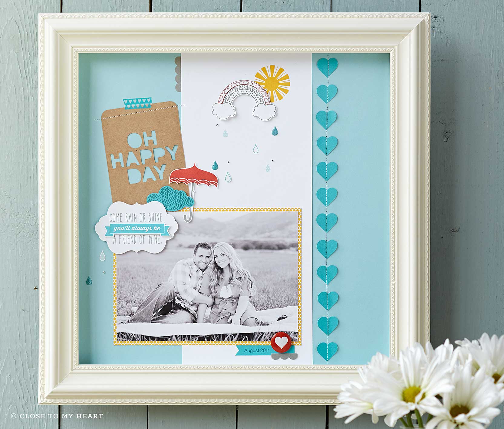 Oh Happy Day Framed Layout