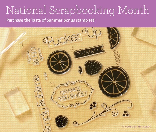 National Scrapbooking MonthÃ¢â‚¬â€Taste of Summer Video