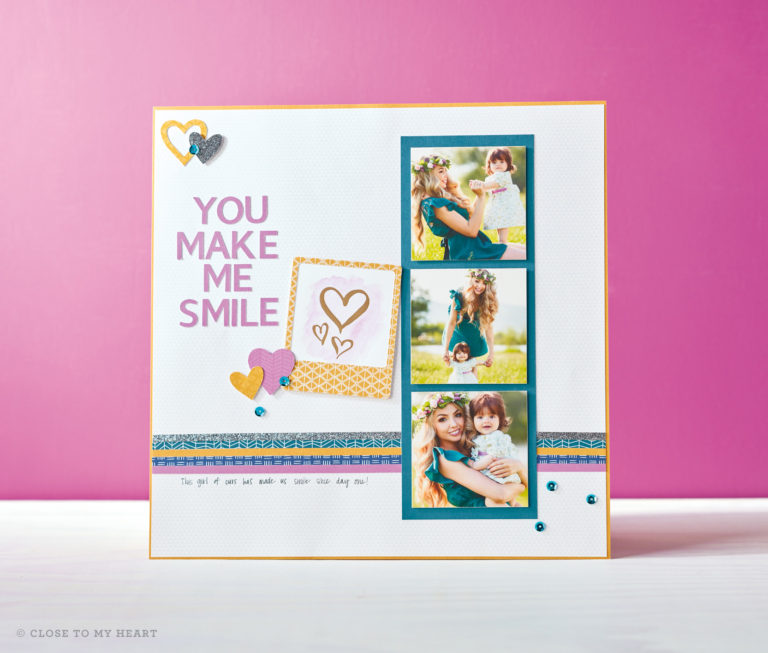 You Make Me Smile Layout