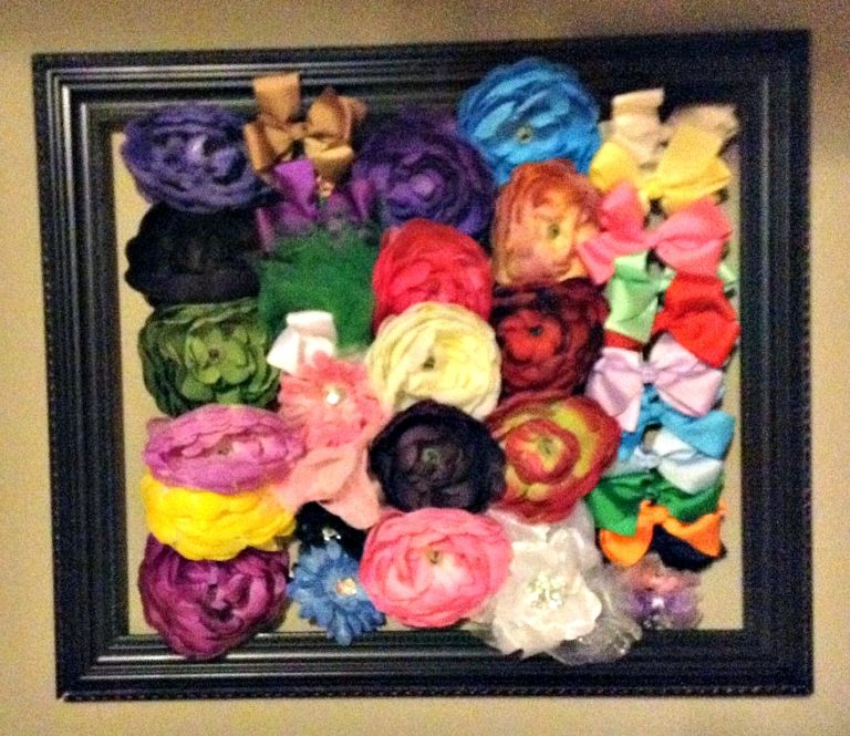 Designed Decor Black Frame for Hair Bows