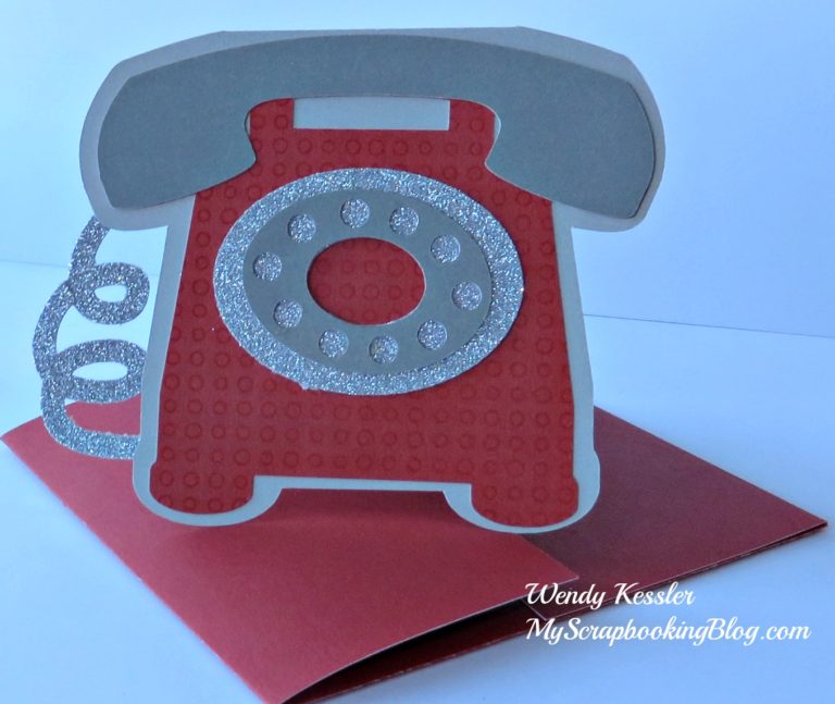 Cricut Telephone Card