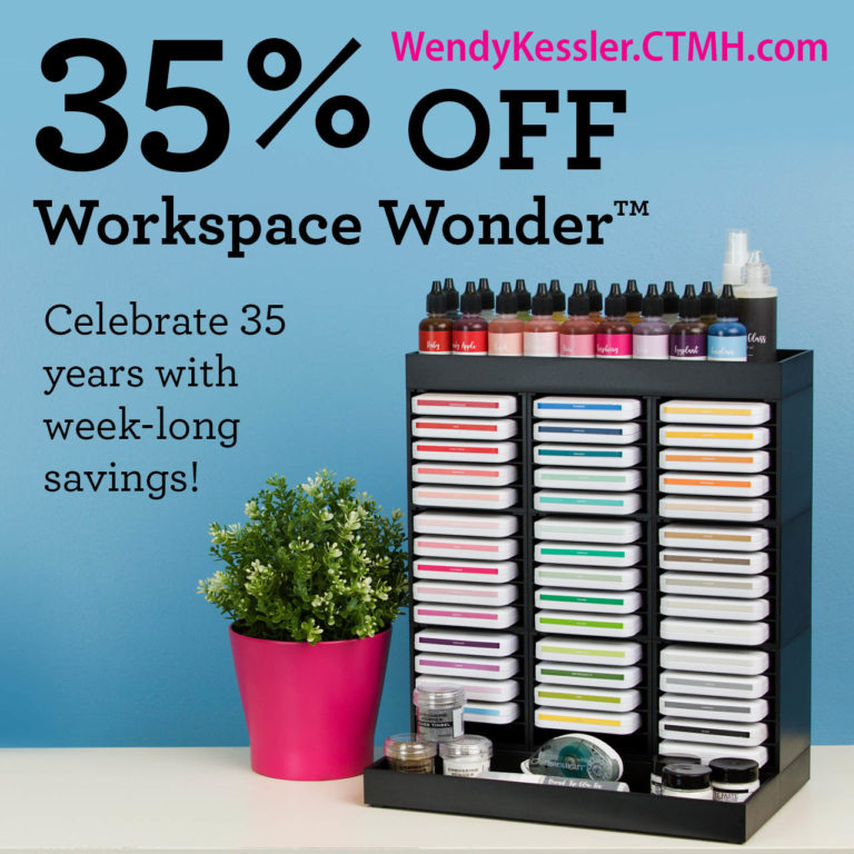 This Workshop Wonder system is the perfect solution to organizing your craft desk!