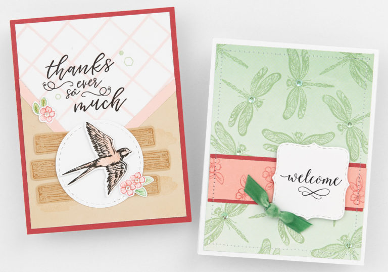 Stamped card examples