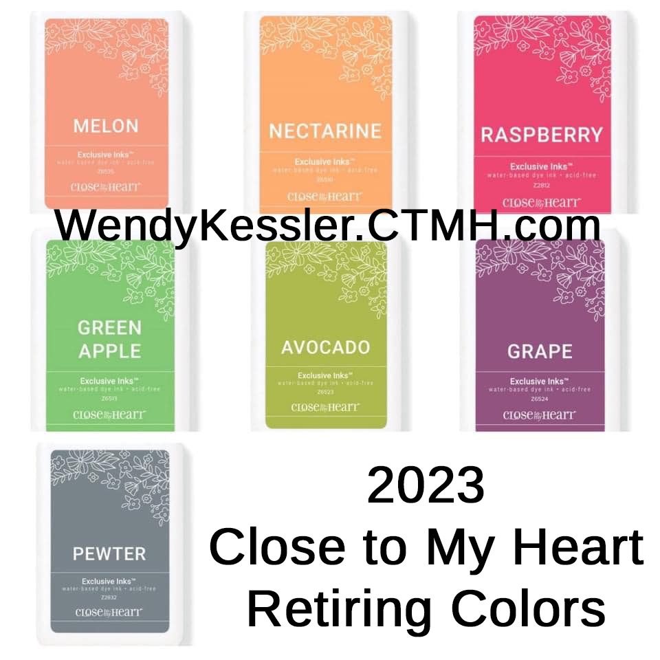 ctmh, 2023, retiring, colors, inks, cardstock