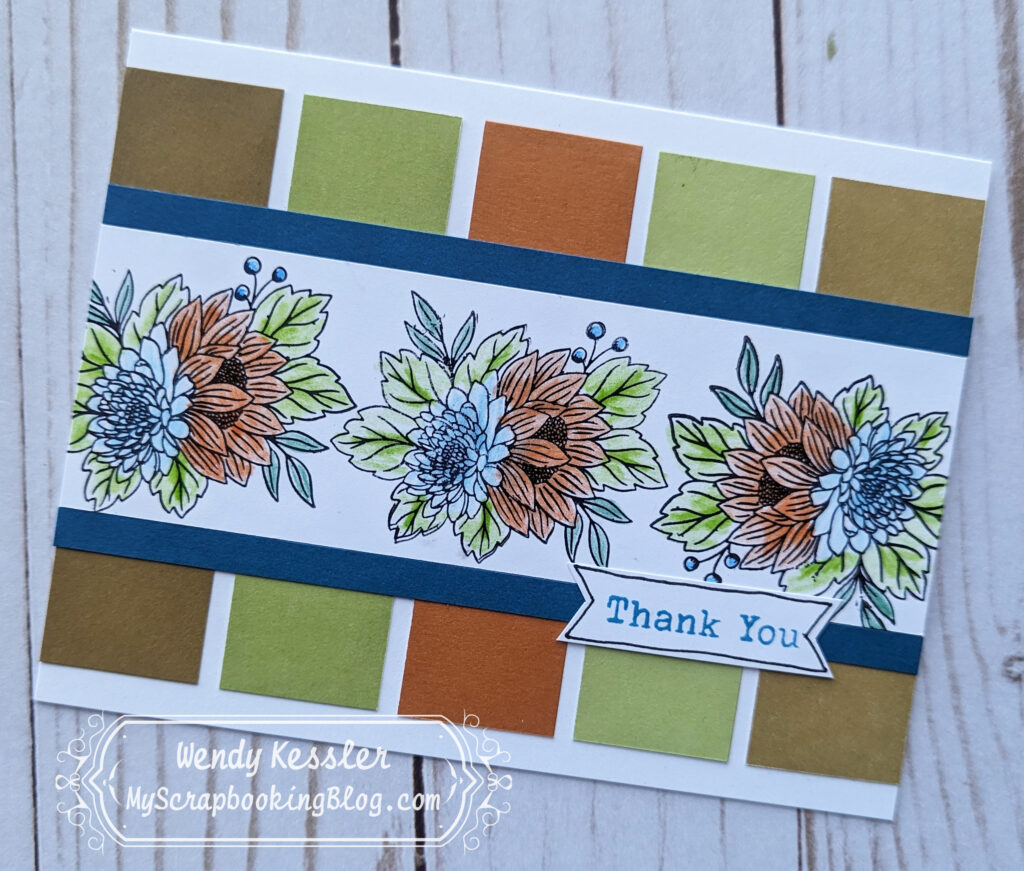 Floral Notes card