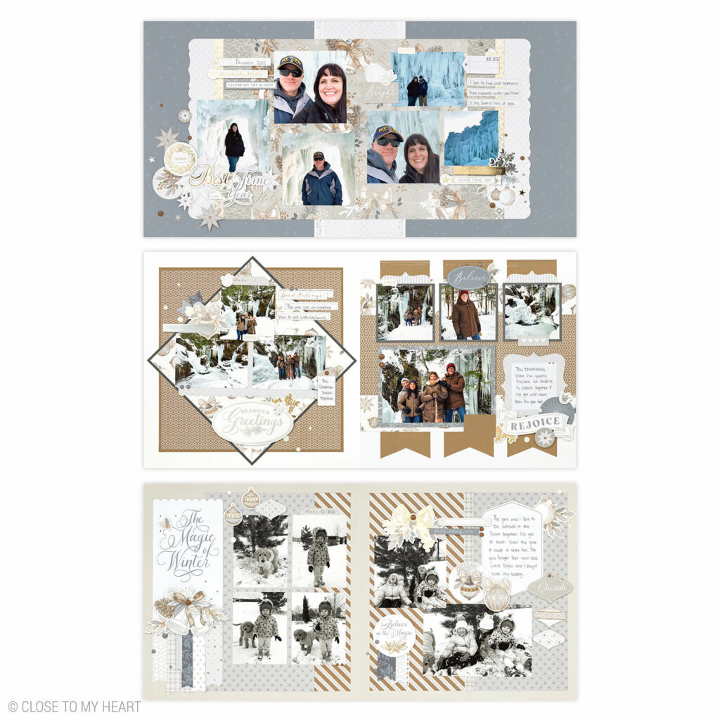 Silver Bells Scrapbooking Kit