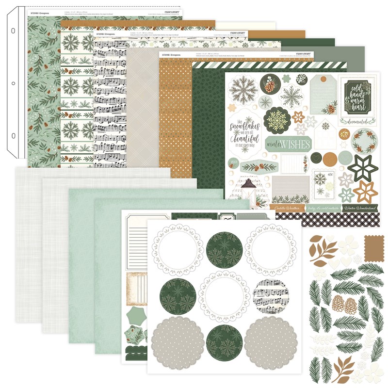 Evergreen Scrapbooking Kit
