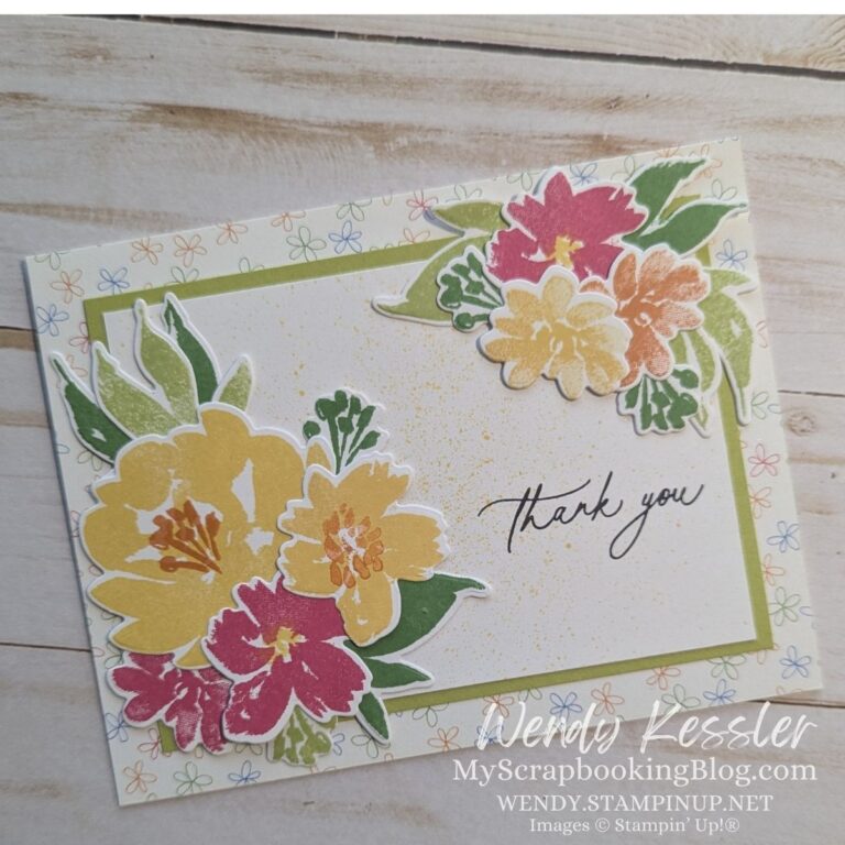 Floral Thank You Card