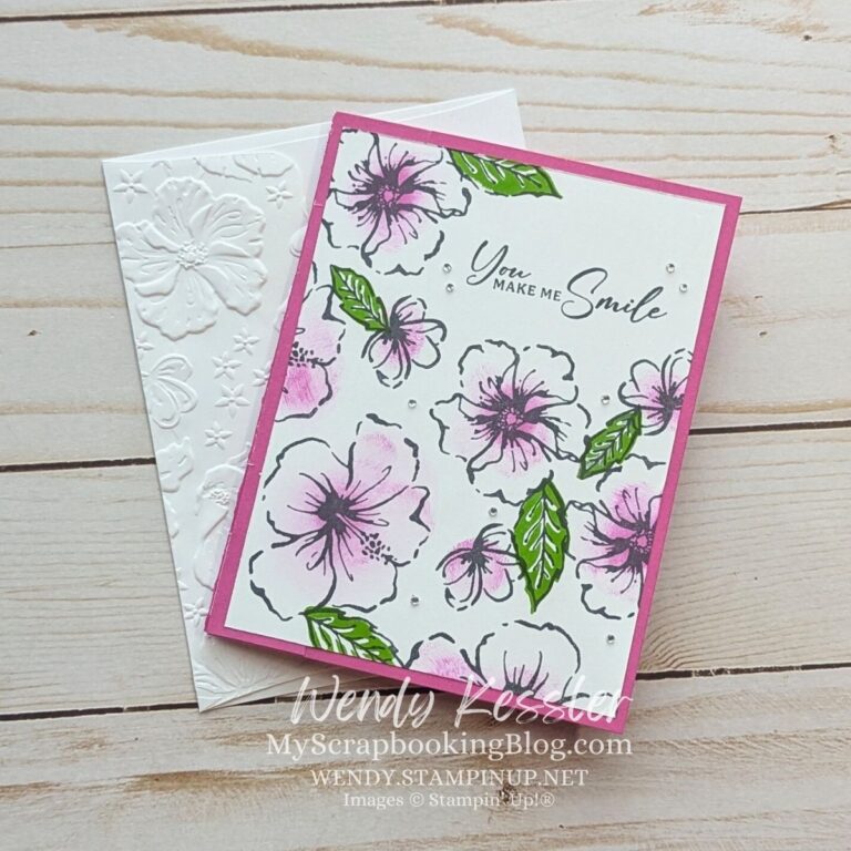 Happy Hibiscus Card