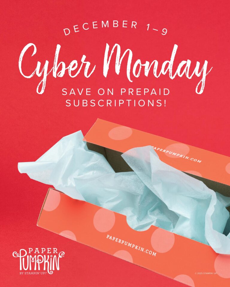 Save on Paper Pumpkin this Cyber Monday!