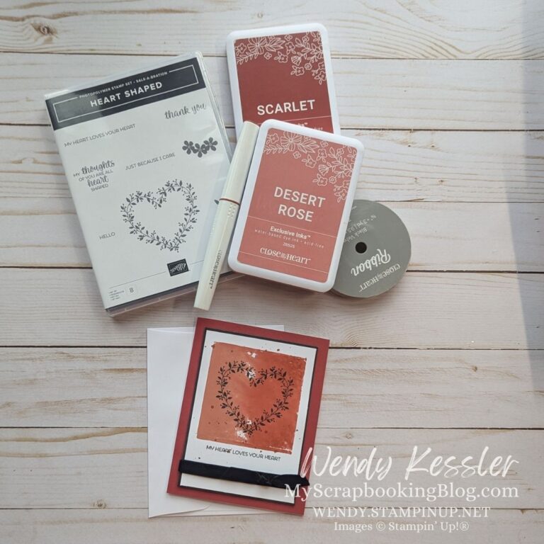 Stamped with Heart Shaped